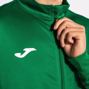 JOMA DANUBIO II TRACKSUIT GREEN BLACK WHITE