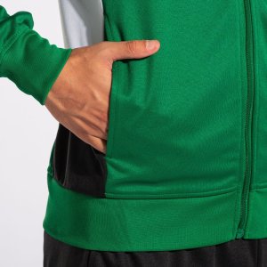 JOMA DANUBIO II TRACKSUIT GREEN BLACK WHITE