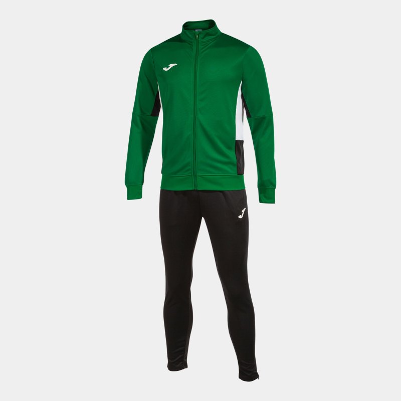 JOMA DANUBIO II TRACKSUIT GREEN BLACK WHITE