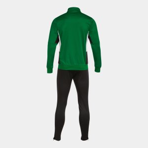 JOMA DANUBIO II TRACKSUIT GREEN BLACK WHITE