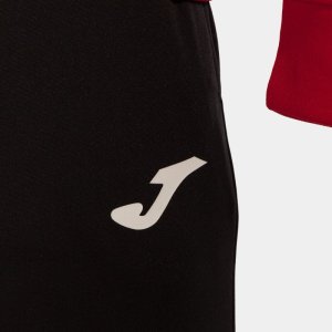 JOMA DANUBIO II TRACKSUIT RED BLACK WHITE