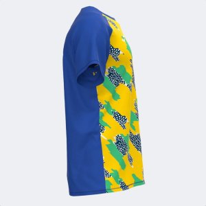 JOMA R-TRAIL NATURE SHORT SLEEVE T-SHIRT ROYAL YELLOW GREEN
