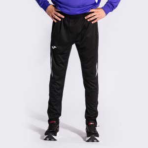 JOMA CHAMPIONSHIP VII LONG PANTS BLACK WHITE