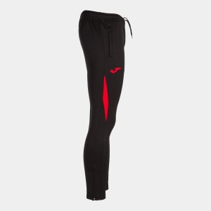 JOMA CHAMPIONSHIP VII LONG PANTS BLACK RED