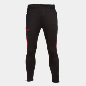JOMA CHAMPIONSHIP VII LONG PANTS BLACK RED