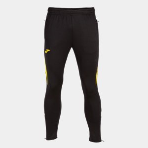 JOMA CHAMPIONSHIP VII LONG PANTS BLACK YELLOW