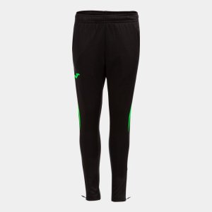 JOMA CHAMPIONSHIP VII LONG PANTS BLACK FLUOR GREEN