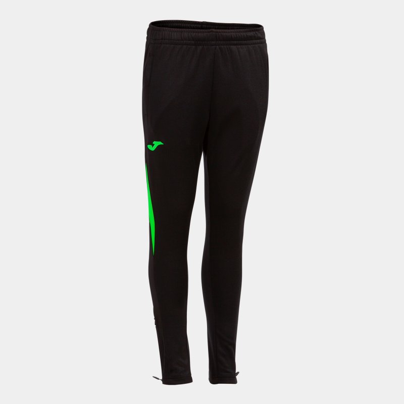 JOMA CHAMPIONSHIP VII LONG PANTS BLACK FLUOR GREEN