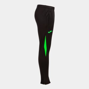 JOMA CHAMPIONSHIP VII LONG PANTS BLACK FLUOR GREEN