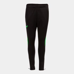 JOMA CHAMPIONSHIP VII LONG PANTS BLACK FLUOR GREEN