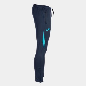 JOMA CHAMPIONSHIP VII LONG PANTS NAVY FLUOR TURQUOISE