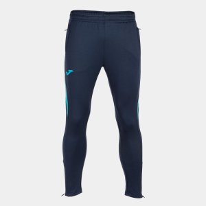 JOMA CHAMPIONSHIP VII LONG PANTS NAVY FLUOR TURQUOISE