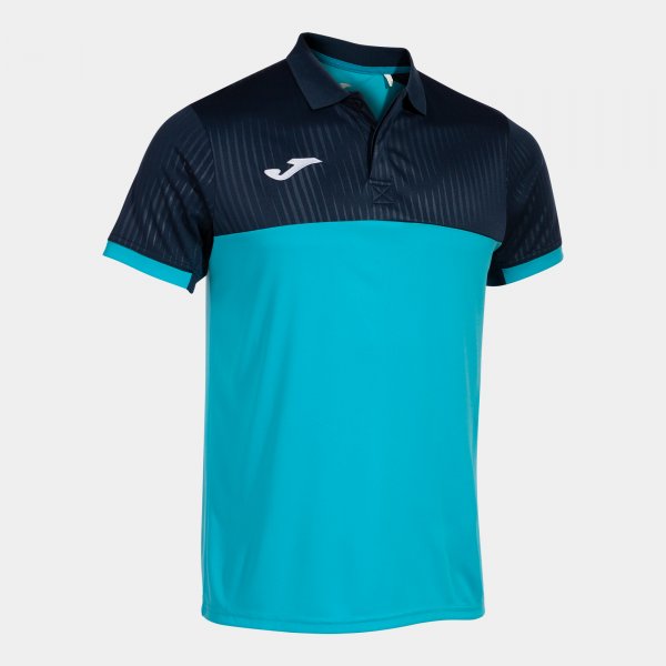 JOMA MONTREAL SHORT SLEEVE POLO FLUOR TURQUOISE-NAVY