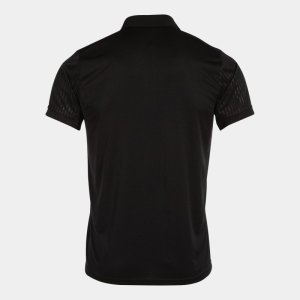 JOMA MONTREAL SHORT SLEEVE POLO BLACK