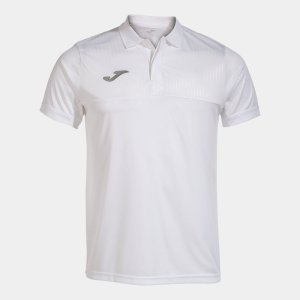JOMA MONTREAL SHORT SLEEVE POLO WHITE