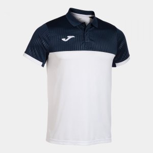 JOMA MONTREAL SHORT SLEEVE POLO WHITE NAVY