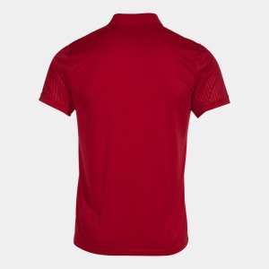 JOMA MONTREAL SHORT SLEEVE POLO RED