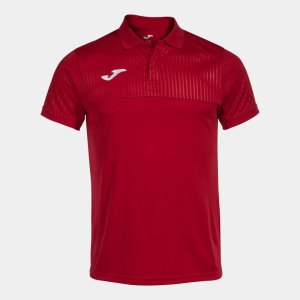 JOMA MONTREAL SHORT SLEEVE POLO RED