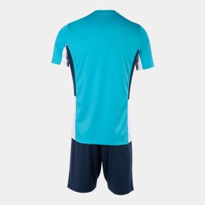 JOMA DANUBIO II SET FLUOR TURQUOISE NAVY WHITE