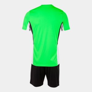 JOMA DANUBIO II SET FLUOR GREEN BLACK WHITE