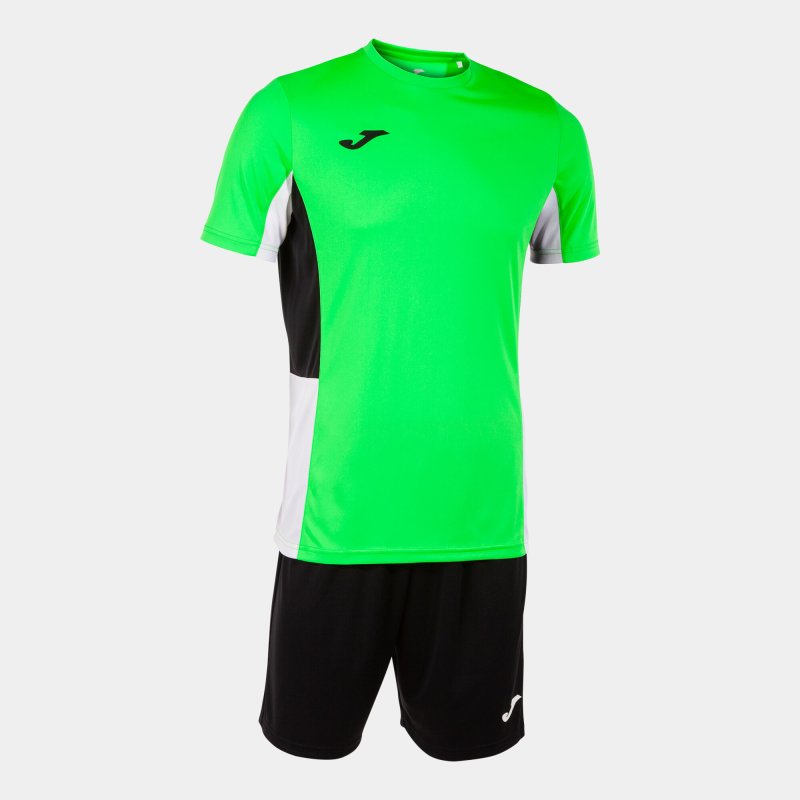 JOMA DANUBIO II SET FLUOR GREEN BLACK WHITE