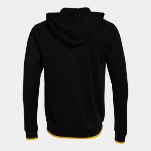 JOMA TIGER V ZIP-UP HOODIE BLACK YELLOW