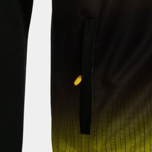 JOMA TIGER V ZIP-UP HOODIE BLACK YELLOW