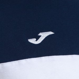 JOMA CREW V SHORT SLEEVE T-SHIRT WHITE NAVY