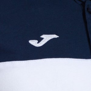 JOMA CREW V SHORT SLEEVE POLO WHITE NAVY