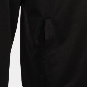 JOMA ECO SUPERNOVA ZIP-UP HOODIE BLACK FLUOR GREEN