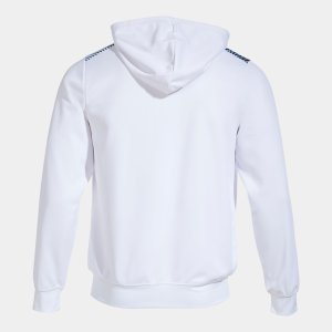 JOMA ECO SUPERNOVA ZIP-UP HOODIE WHITE NAVY