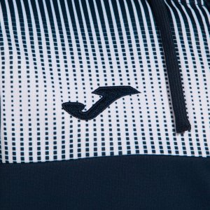 JOMA ECO SUPERNOVA ZIP-UP HOODIE NAVY WHITE