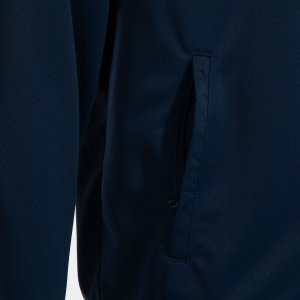 JOMA ECO SUPERNOVA ZIP-UP HOODIE NAVY WHITE