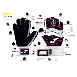 JOMA GK- PRO GOALKEEPER GLOVES BLACK GOLD
