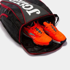 JOMA OPEN BACKPACK BLACK RED