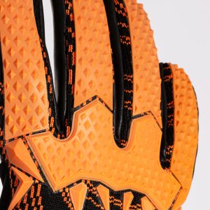 JOMA AREA 360 GOALKEEPER GLOVES BLACK ORANGE