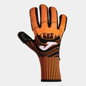 JOMA AREA 360 GOALKEEPER GLOVES BLACK ORANGE