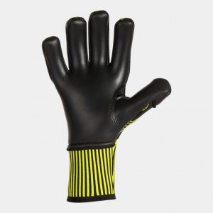 JOMA AREA 360 GOALKEEPER GLOVES BLACK FLUOR YELLOW