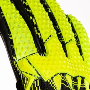 JOMA AREA 360 GOALKEEPER GLOVES BLACK FLUOR YELLOW