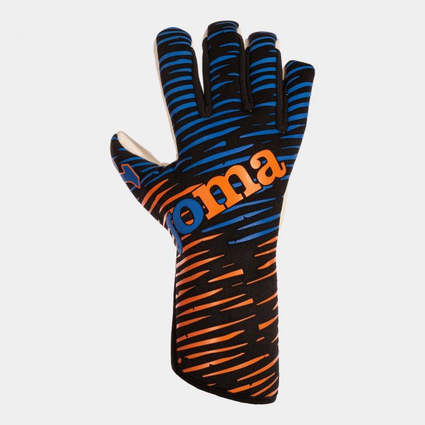 JOMA GK PANTHER GOALKEEPER GLOVES BLUE ORANGE BLACK