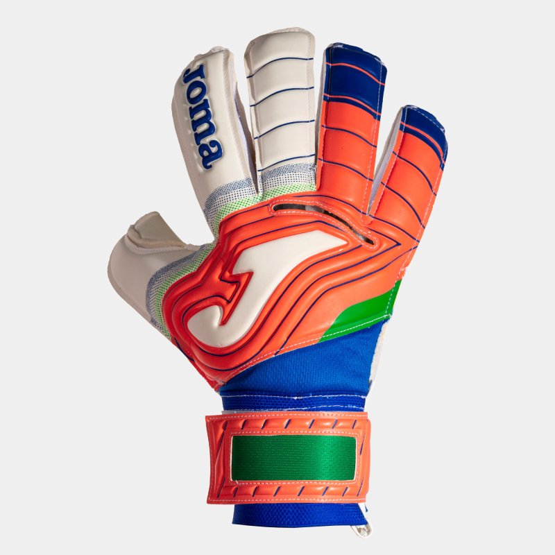 JOMA BRAVE GOALKEEPER GLOVES WHITE FLUOR CORAL