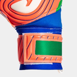 JOMA BRAVE GOALKEEPER GLOVES WHITE FLUOR CORAL