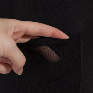 JOMA ELITE X LONG TIGHTS BLACK