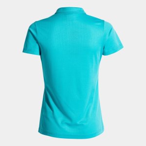 JOMA HOBBY SHORT SLEEVE POLO FLUOR TURQUOISE