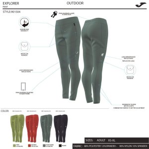 JOMA EXPLORER LONG PANTS RED