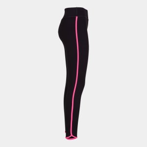 JOMA COMBI TORNEO LONG TIGHTS BLACK FLUOR PINK
