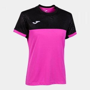 JOMA MONTREAL SHORT SLEEVE T-SHIRT FLUOR PINK BLACK