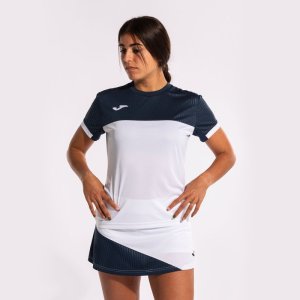 JOMA MONTREAL SHORT SLEEVE T-SHIRT WHITE NAVY