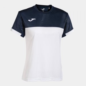 JOMA MONTREAL SHORT SLEEVE T-SHIRT WHITE NAVY