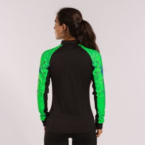 JOMA ELITE IX SWEATSHIRT BLACK FLUOR GREEN